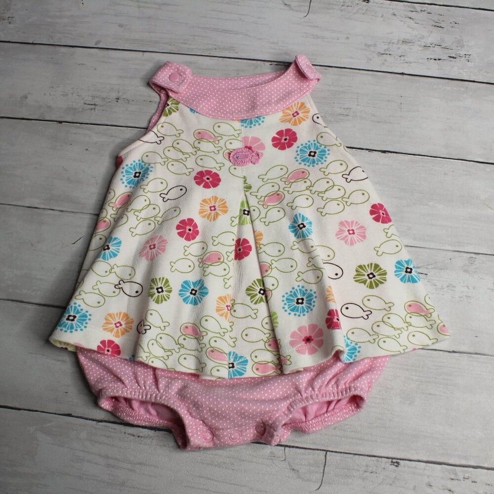 Carter's Baby Girl's Bubble Romper Size 6 Months 1 Piece